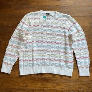 Stitch Fix Exclusive Lety & Me Livorno Pointelle Sweater NWT